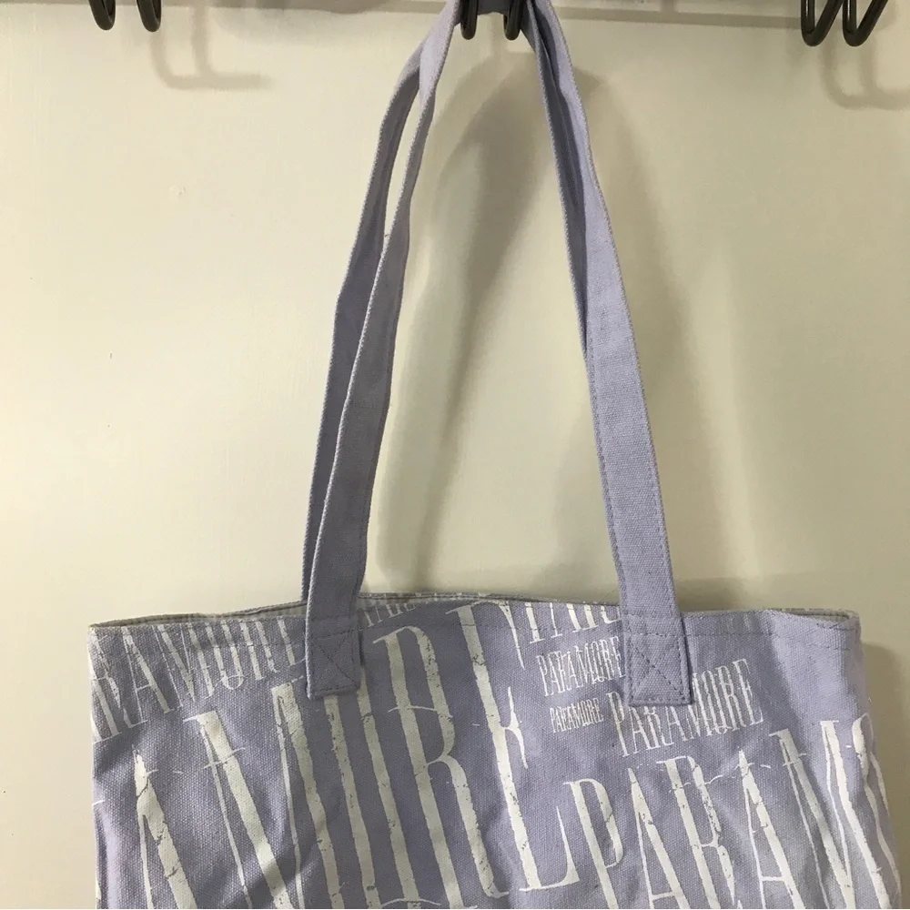 Paramore music band lavender periwinkle tote bag